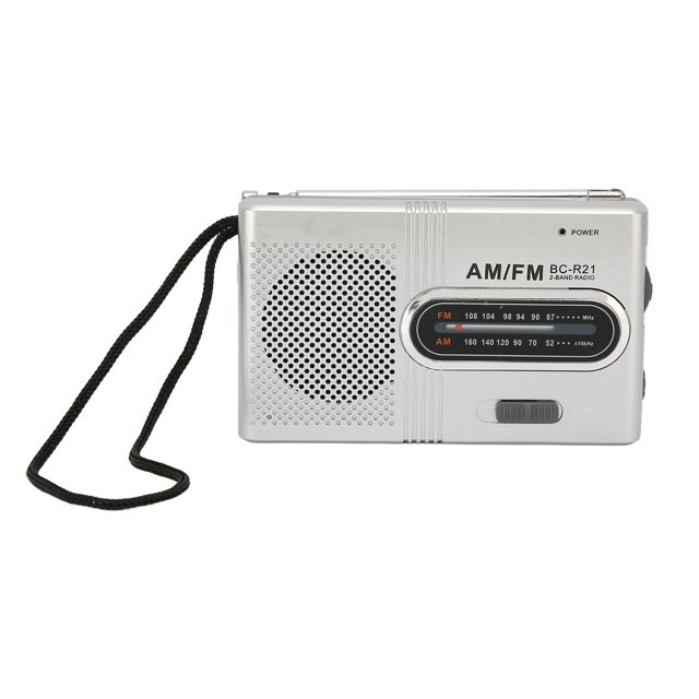 Radio de transistores AMFM, Radio AM FM Mini radio larga AMFM Radio de bolsillo portátil Salida de alta intensidad