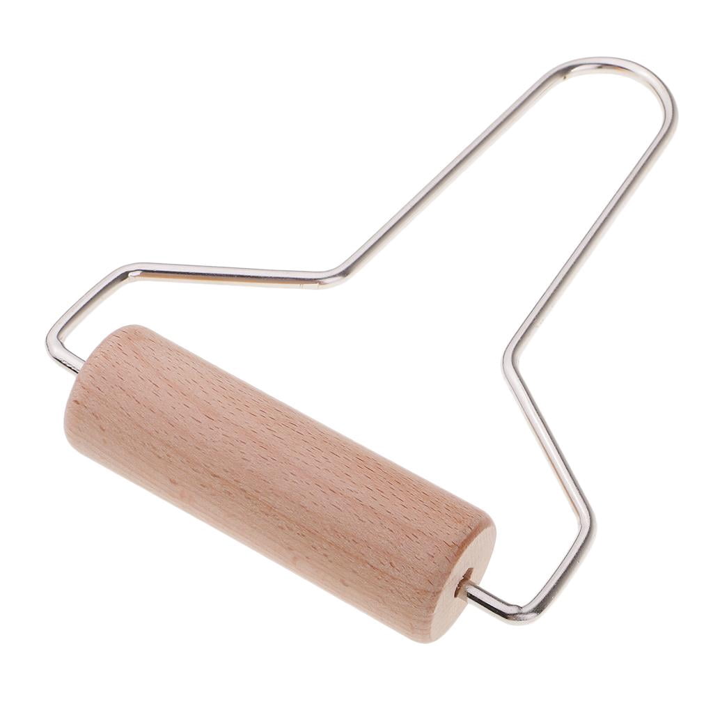 Milageto 2-6pack Wooden Non-Stick Roller Clay Tool Baking for Ceramic Pottery Sculpture 4 Pcs