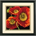 thumbnail image 4 of Dimensions Needlepoint Kit 14"X14"-Red Poppy Trio Stitched In Wool & Thread, 4 of 4