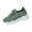 Green, variant on Women's Slip On Sneakers Lace Up Breathable Mesh Running Shoes Supportive Walking Trainers Lightweight Fitness Footwear Athletic Casual Fashion Sneakers