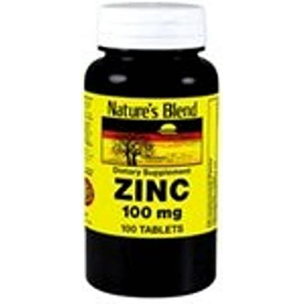 Nature's Blend Zinc Gluconate 100 mg, 100 Tablets