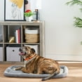 thumbnail image 3 of Vibrant Life X-Large Cozy Luxe Crate Mat Pet Bed, Gray, 3 of 9