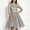 Gray, variant on Formal Dress Conservative Dress Regular Fit 2026 Summer 3/4 Sleeve Crew Neck Boho Dresses for Women for Travel and Holiday S-3XL