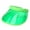 Green, variant on blocloalo Sports Safety Summer Unisex Visor Hat Plastic Transparent Protective Cap Suitable For Sports Outdoor Activities Sun Shade Cap