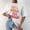 1-White, variant on Tunic Tees for Women Casual Letter Print Tops Shirts Teen Gilrs Oversize Short Sleeve Funny Tunic Round Neck Blouses