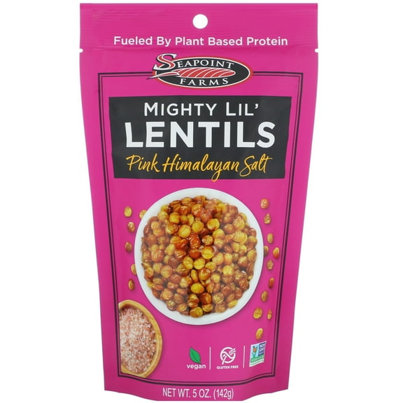 Seapoint Farms All Natural Pink Himalayan Salt Mighty Lil' Lentils, 1 Ct, (5 oz. Bag)