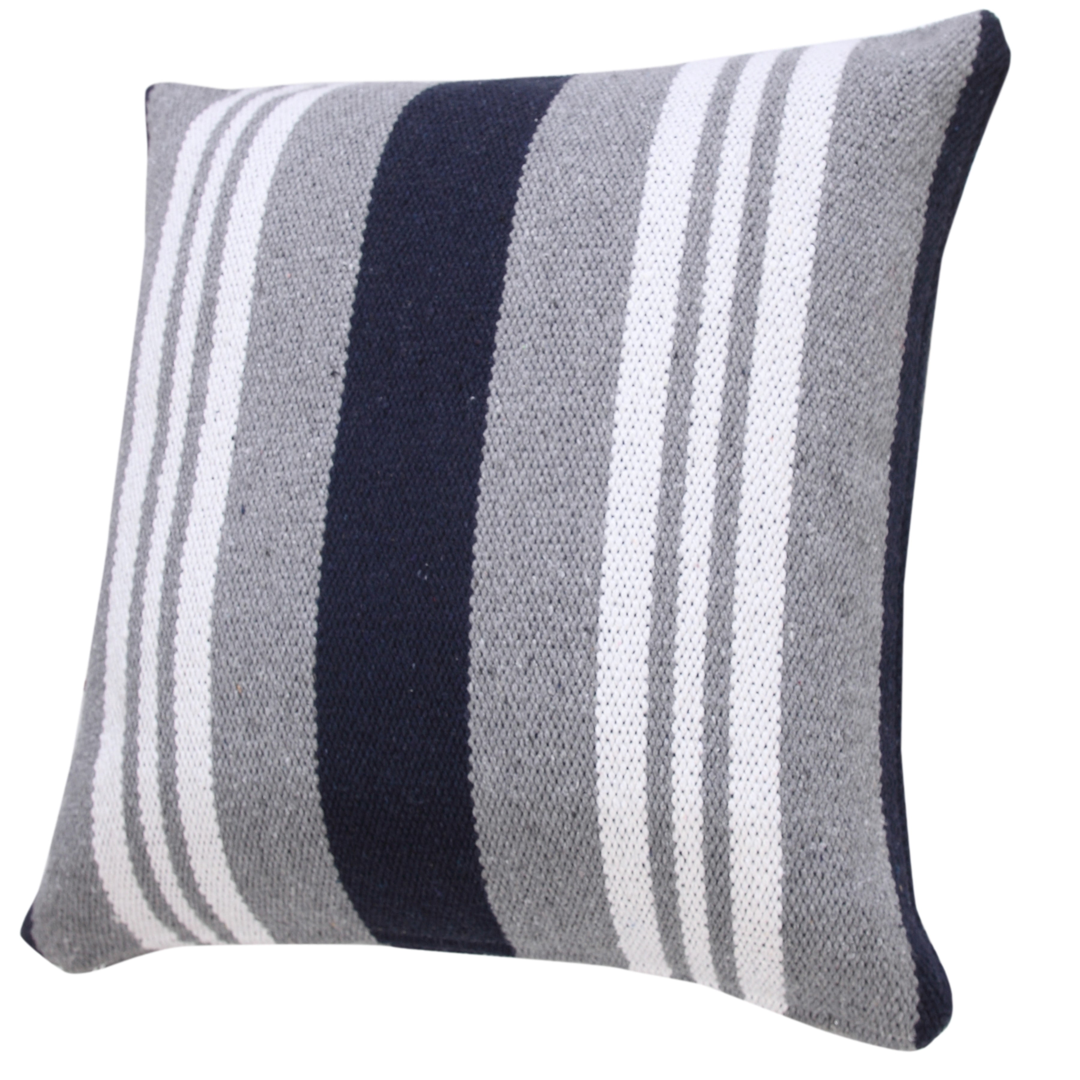 Birch Harbor David 20" x 20" Striped Cotton Adult Decorative Throw Pillow