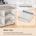 thumbnail image 4 of Expandable Pull Out Cabinet Organizer, 2-Pack Adhesive Slide Out Drawers for Kitchen Cabinets Pantry Bathroom Sliding Drawer, Heavy Duty Cabinet Pull Out Shelves Storage(NOT for Cabinets with Lips), 4 of 18