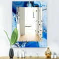 thumbnail image 2 of Designart 'Marbled Geode 11' Mid-Century Mirror - Wall Mirror - 24x36, 2 of 3