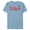 Ocean Blue, variant on Disney Mickey & Minnie Valentine's Day Family Trip Logo - Short Sleeve Blended T-Shirt for Adults - Customized-Ocean Blue