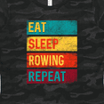 thumbnail image 4 of Inktastic Eat Sleep Rowing Repeat Women's T-Shirt, 4 of 5