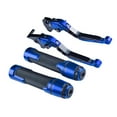 thumbnail image 3 of funtasica Moto Embrayage Leviers de Frein Ensemble Performance Stable Installer Facilement Pliage Bleu, 3 of 9