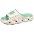 thumbnail image 3 of Los hombres deslizan la almohada casa zapatillas cómodas diapositivas interiores planas para la playa del verano, 3 of 9