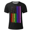thumbnail image 3 of Camisetas de Manga Larga para Hombres Imprimir Casual Cuello Redondo Camiseta de Manga Corta, Camisetas de Manga Larga para Hombres Algodón, 3 of 4