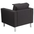 thumbnail image 3 of Bowery Hill Chaise d'Invité en Tissu avec Porte-Gobelet en Gris Anthracite, 3 of 4