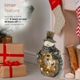 thumbnail image 6 of Alpine Corporation 21"H Indoor/Outdoor Snowman Statue Decoration with Carved Wood Look and LED Lights , Christmas Decoration, 6 of 13