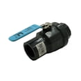 thumbnail image 2 of Thrifco 6416223 1-1/4 Inch Threaded x Threaded PVC Ball Valve with Stainless Steel Handle SCH 80, 2 of 3