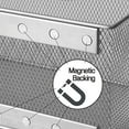 thumbnail image 6 of Ybm Home Wire Mesh Magnetic Storage Basket, Trash Caddy, Kitchen Office Supply Organizer Silver 11 in. L x 5.5 in. W x 5 in. H, 6 of 8