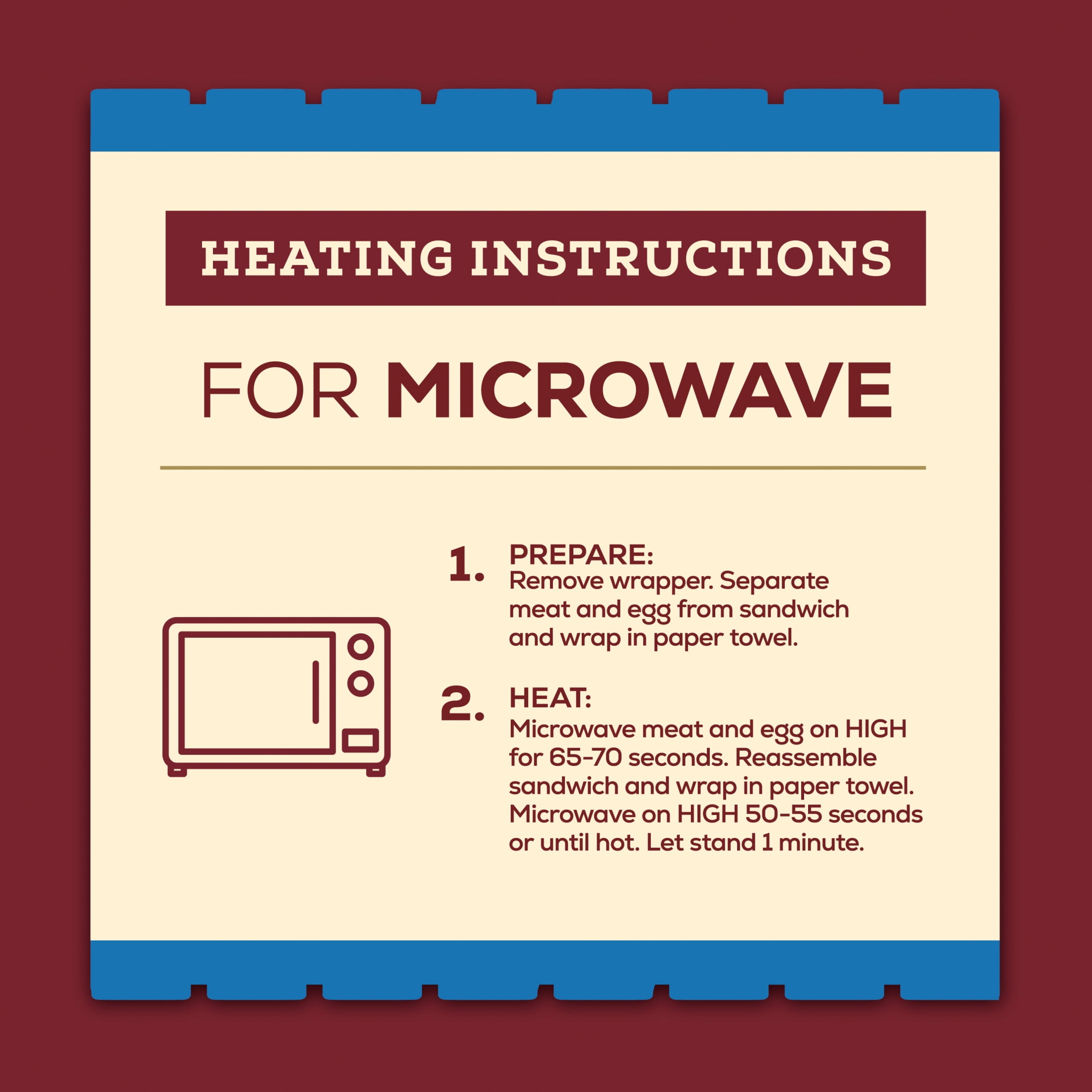 Jimmy Dean Frozen Protein Breakfast Sandwich, Sausage, Egg, Cheese Croissant, 13.3 oz, 2 Count