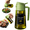 Green, variant on CXINYI 16 oz Glass Olive Oil Dispenser for Kitchen, 2 in 1 Oil Sprayer Bottle for Cooking, Salad, BBQ and Frying, Black