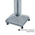 thumbnail image 3 of Azar 60"(H) x 4"(W) x 4"(D) Standard Interlocking Pegboard Display Tower Black 700226-BLK, 3 of 5