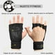 thumbnail image 2 of Guantes de Gimnasio NUDITO Callera Entrenamiento para Crossfit con Muñequera Ajustable Talla Única para Hombre y Mujer DE-CLLRAS-BSC, 2 of 6