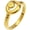 Gold Type 2, variant on Stainless Steel Jewelry Unisex Chic Personalized Trendy Retro Hip Hop Birthday Rings for Women Spiral Fingerprint Snake Head Eyes