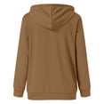 thumbnail image 5 of Pntutb moda mujer manga larga otoño camiseta impresión bolsillos con capucha blusa tops Pntutb Pntutb-4643, 5 of 5