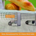 thumbnail image 2 of Tablecloth Clips 8 Pack Thickened Stainless Steel Table Cover Clamps Holder For Picnic Bbq Wedding Diy Party, 2 of 3