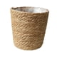 thumbnail image 1 of Macetas Revestimiento de fibra de Maceta decorativa con revestimiento de plástico impermeable Contenedores organizadores Macetas tejidas pa, 1 of 9