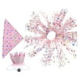thumbnail image 2 of Pet Birthday Photo Prop Costume Pink Dog Owners 1Set 17.7x8.7in, 2 of 8