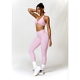 thumbnail image 5 of PISONIC Workout Sets for Women 2 Piece Twist Front Halter Sports Bras High Waist Biker Shorts Exercise Gym Yoga Outfit, 5 of 9
