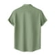 thumbnail image 4 of pstuiky camisetas de hombre, Camisa hawaiana informal de manga corta con cuello vuelto y botones para hombre ropa de hombre m, 4 of 9