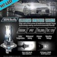 thumbnail image 3 of 4x H7 220w 60000lm 6000k White Led Headlight Bulb Kit for High Low Beam, Super Bright, 3 of 4