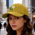 thumbnail image 5 of MEICHEN Floral Embroidered Baseball Cap for Women Fashion Daisy Printed Trucker Hat Cozy Mother's Day Gifts, 5 of 5