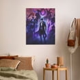 thumbnail image 6 of Solo Leveling Poster, Japanese Anime Canvas Decorative Poster, Wall Art For Dorm Bedroom Living Room, No Frame, 6 of 7