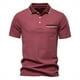 thumbnail image 5 of Camisa de manga corta entallada para hombre: con cuello, poliéster, primavera/verano, pantalones/pantalones cortos a juego, tallas S-XXL (busto 104-123 cm), 5 of 5