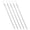 Silver, variant on LOLIPPYY 5-Pack Flexible Spring Drawstring Threader Tool Metal Cord Threading Device for Easy Elastic Waistband Rope Insertion Sewing Accessory