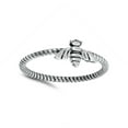 thumbnail image 4 of Bumble Bee Oxidized Animal Ring .925 Sterling Silver Honey Jewelry Female Male Unisex Size 8, 4 of 4