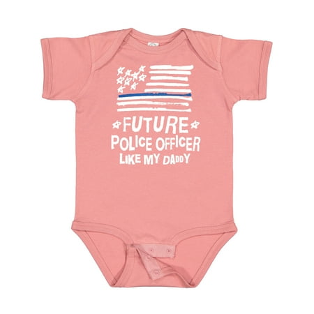 

Inktastic Future Police Officer Like Daddy Gift Baby Boy or Baby Girl Bodysuit