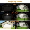 thumbnail image 4 of LEPOWER 42W LED Security Lights Motion Sensor Outdoor Light, 4200LM Dusk to Dawn Flood Light, Innovative Head Design, 3 Modes, 5000K, IP65 Waterproof, 3 Head Motion Detected for Garage, Yard, 4 of 9