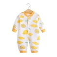 thumbnail image 3 of Weebloom Baby Girl Pajamas Cotton Print Romper Jumpsuit Playsuits Outfits Nightwear Sleepers 9-12 Months, 3 of 3