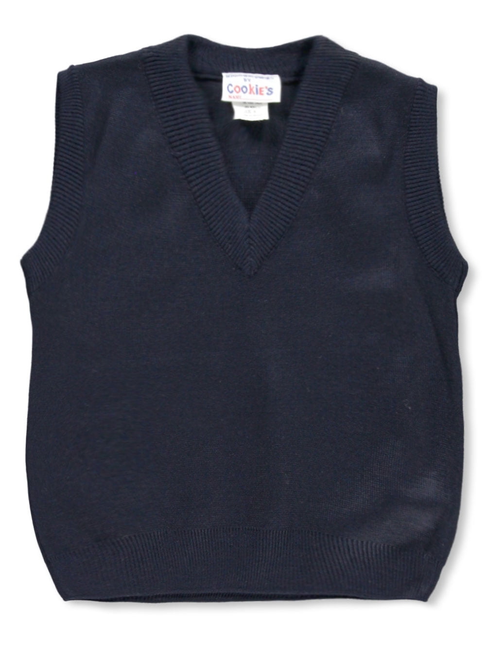 navy Cookies Brand Big Boys V-Neck Sweater Vest 14 