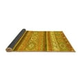 thumbnail image 2 of Ahgly Company Indoor Rectangle Abstract Yellow Modern Area Rugs, 8' x 10', 2 of 4