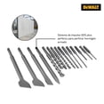 thumbnail image 3 of Set de 15 Brocas y Cinceles DeWalt DWA0870 Portafolio, 3 of 7