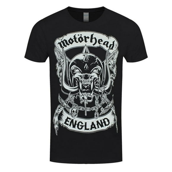 Motorhead Adult England Crest T-Shirt