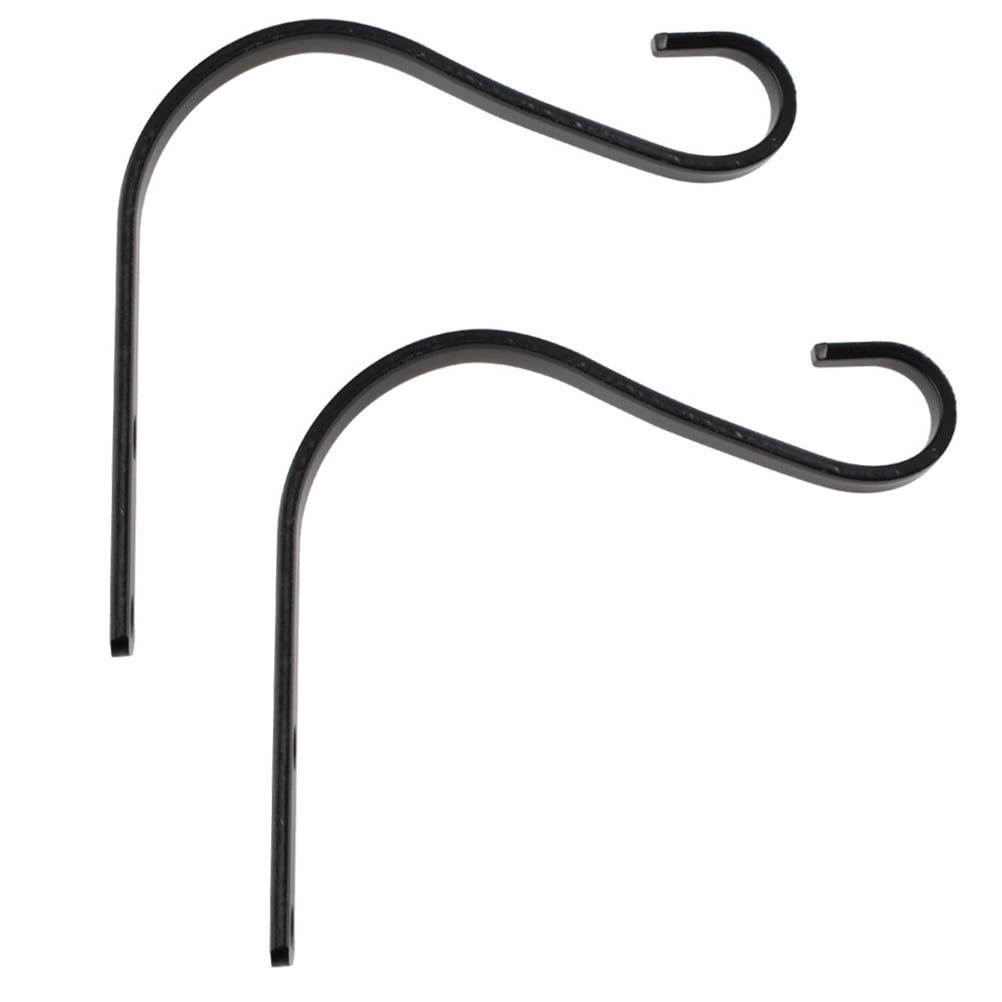 2Pcs Plant Hook Rustic Iron Wall Light Hook Hanger Lantern Bracket