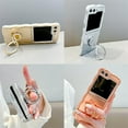 thumbnail image 5 of for Galaxy Z Flip 5 Phone Case with Cute Stand, Lovely Woman Case for Samsung Galaxy Z Flip 5 Soft Silicone, Rose Gold Plating Case for Z Flip 5 Glitter Kickstand (Rose Stand), 5 of 14