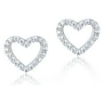 thumbnail image 3 of JeenMata Heart-Shaped Halo Jewelry Gift Set 0.50 TCW Moissanite with Ring, Earrings & Pendant, 3 of 6