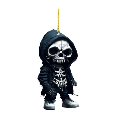 

Christmas Deal 2023 New Cool Doll Acrylic Double Printing Pendant Pendant Double Printing Car Cool Doll White Elephant (1PCS) Features: